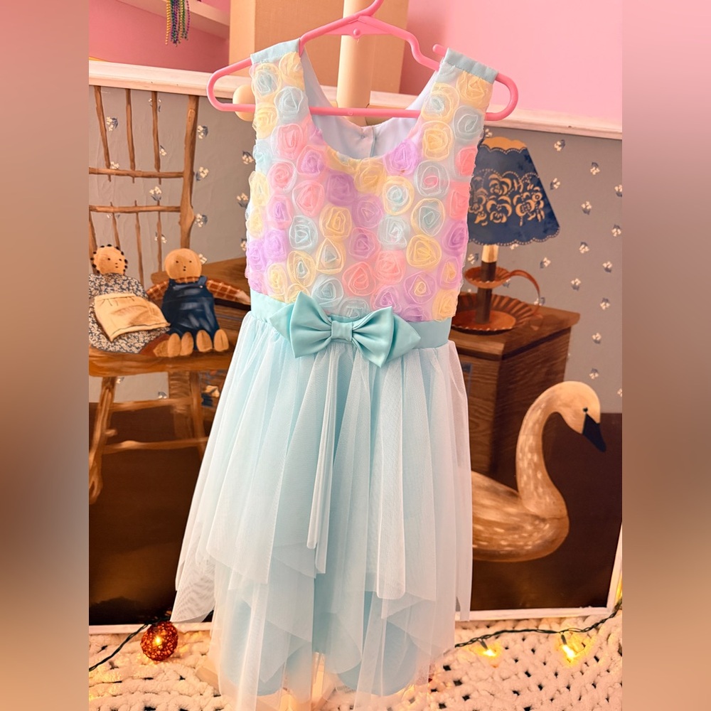 Jona Michelle Pastel Rainbow Dress